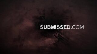 tattooed chick submissing her slave into blowjob and dildo fucking