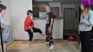 TSM – Alice, Dylan, and Rhea take turns kicking me in the balls