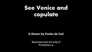 See Venice and Copulate – IA Illustrated Leather Porn Dream